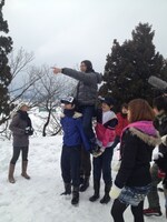 「JIMOT CM COMPETITION」新潟作品の撮影の様子。(c)吉本興業