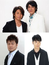 ココリコ（上）、土田晃之（左下）、藤井隆（右下）。(c)臼井儀人／双葉社・シンエイ・テレビ朝日・ADK 2012