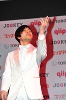 NON STYLE井上。「僕も男前ランキングに入っているので、じきに石田くんを抜くと思います。プライベートではいかついくらいモテてる」と鉄のハートを見せつけていた。