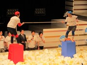 ななめ45°下池対ソーセージ山名の戦い。