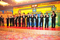 「R-1ぐらんぷり2012」決勝進出者組み合わせ抽選会の模様。