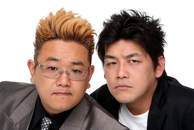 新番組「東北発・未来塾」案内人のサンドウィッチマン。