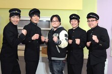 「ヤバイブル～キセキの危機回避マニュアル～」でレギュラーを獲得したジャルジャル×銀シャリ×赤堀ディレクターチーム。(c)KTV