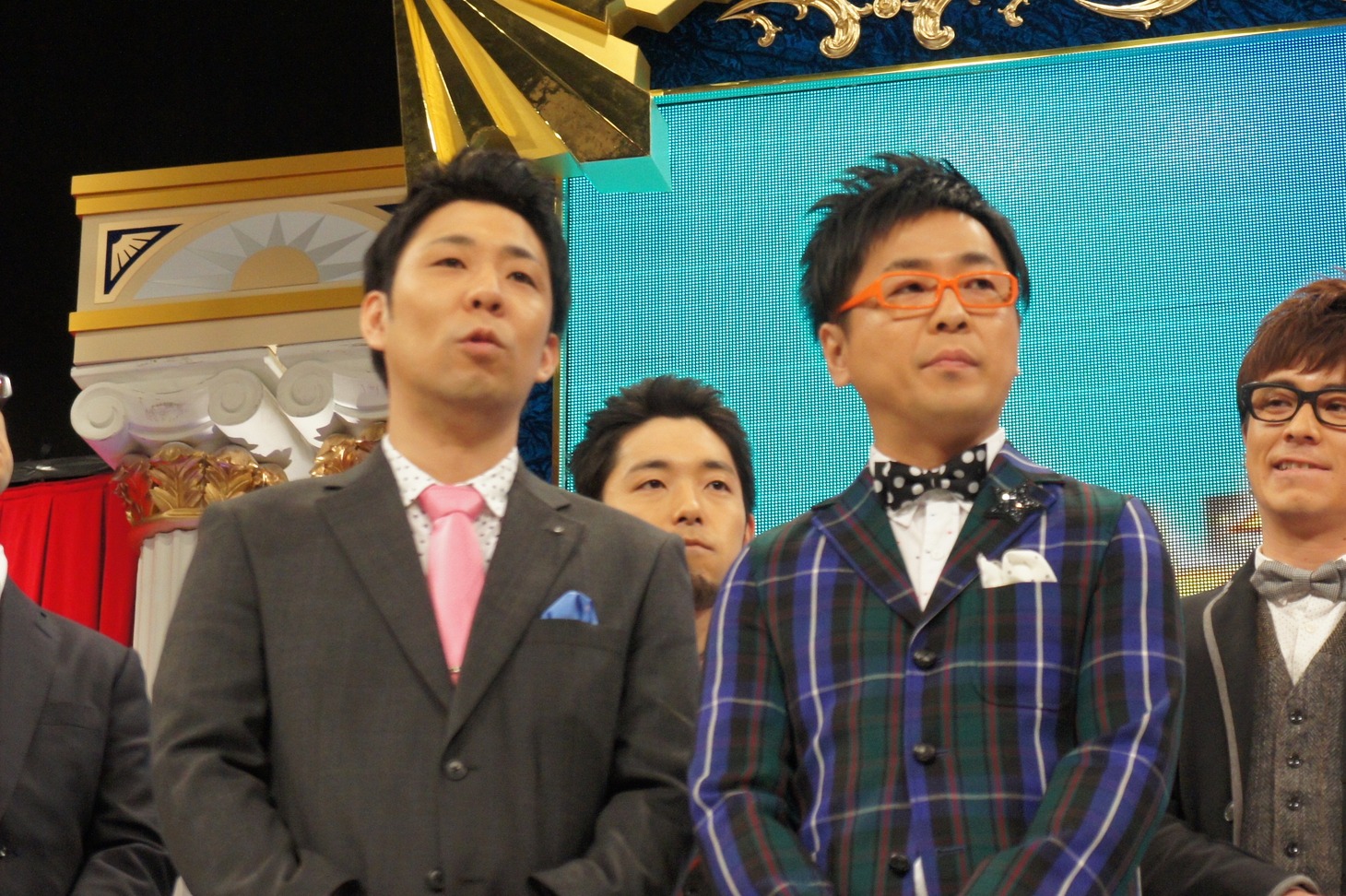 パンクブーブー。黒瀬（右）は「ハローケイスケさんをもう一度ここに呼んでほしい」と気遣っていた。