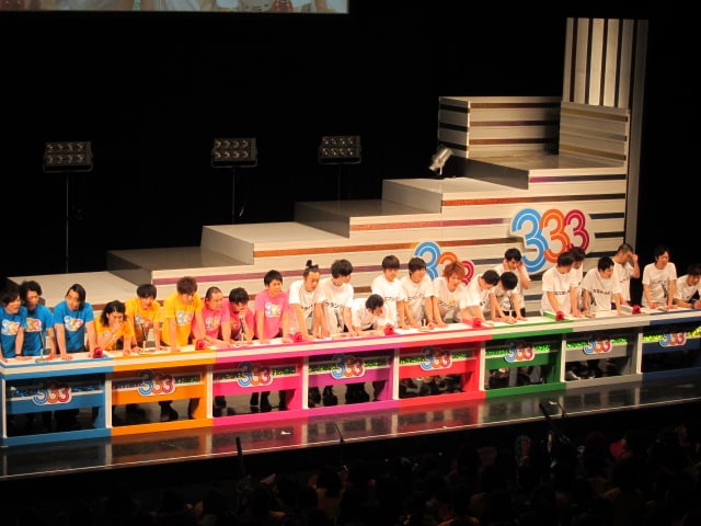 「333トリオさん」（テレビ朝日）の「夢のトリオフェスティバル in ZEPP TOKYO『2.10伝説のレギュラー入れ替え戦』!!」。