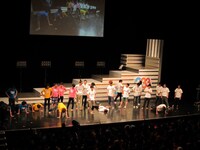 腕立てサバイバルの様子。