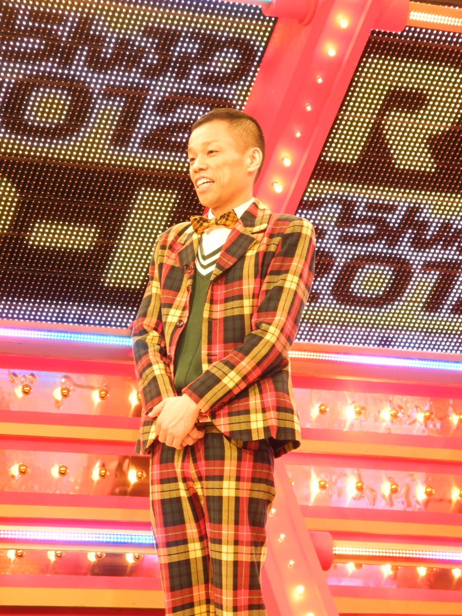 「R-1ぐらんぷり2012」で優勝したCOWCOW多田。