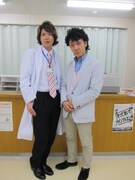 「まねドラ その人々、ものまねにつき」（メ～テレ）に出演する木村武雄（もっぷん）＆大泉亮（森たくま）。