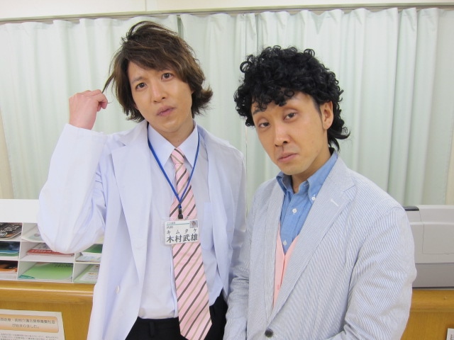 「まねドラ その人々、ものまねにつき」（メ～テレ）に出演する木村武雄（もっぷん）＆大泉亮（森たくま）。