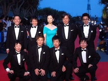 映画「初夜と蓮根」より、ほっしゃん。、テンダラ―、ぼんちおさむ、風間杜夫、麻生祐未。