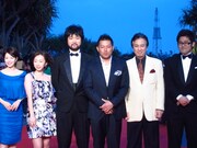 映画「ああ閣議・・・」より、山口智充、田村亮、酒井若菜ほか。