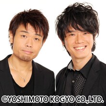 品川庄司。写真右がパパになった庄司智春。