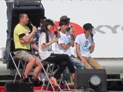 ぺ・ヨンジュンイチと呼ばれた河本は「好きだから、眼鏡市場」とコメント。