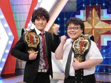 「オンバト＋ 第2回チャンピオン大会」でチャンピオンの座に輝いたタイムマシーン3号。