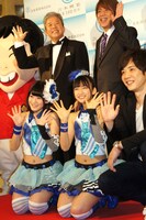 フォトセッションの一場面。