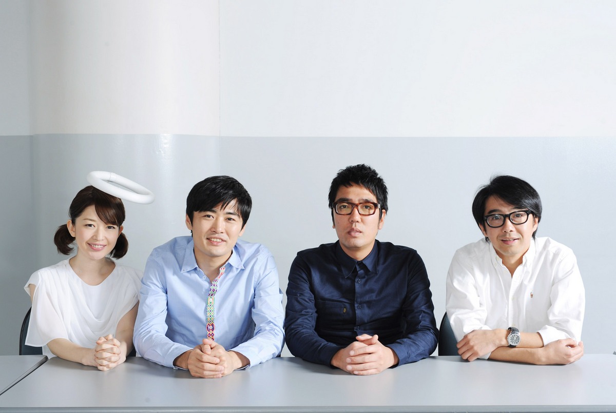 DVD「ゴッドタン マジ歌フェスティバル2012」が4月25日に発売。「ゴッドタン」レギュラーの（左から）松丸友紀テレビ東京アナウンサー、劇団ひとり、おぎやはぎが、お笑いナタリーのインタビューに応じた。