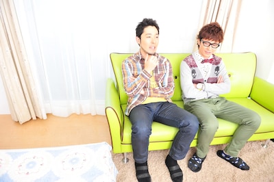 女性チャンネル♪LaLa TVで放送中のトークバラエティ番組「君たちナイスカポー ～SEX鑑定団～」でMCを務めるオリエンタルラジオ。