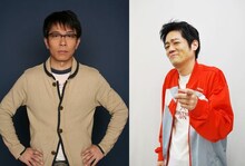 Ustreamのタイタン放送局で配信される新番組「宮地・ばっこーの今夜は！うろフォー」に出演する宮地大介（左）と瞬間メタル・前田ばっこー（右）。