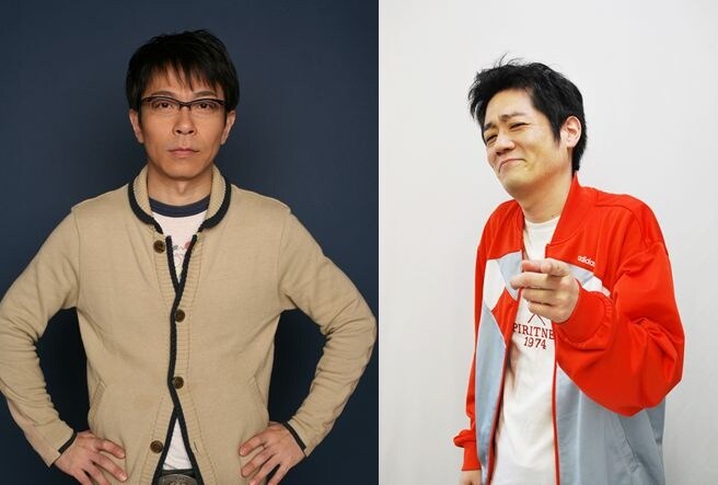 Ustreamのタイタン放送局で配信される新番組「宮地・ばっこーの今夜は！うろフォー」に出演する宮地大介（左）と瞬間メタル・前田ばっこー（右）。