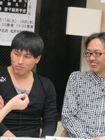 メンバー中「一番真面目」の春日は、稽古が終わりかけても参加。差し入れを食べて頭を洗って帰るとのこと。