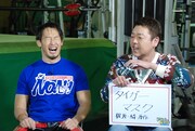 丸藤正道（左）と玉ちゃん（右）。(c)ひかりTV / プロレスリング・ノア