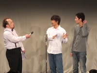 「THEMANZAI頑張ろうと思った」という宮地。「今後楽屋でもいいからやりたい。このあとすぐTwitterでつぶやく」と楽しそうな宮地。