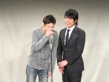 「麒麟です」スタイルに挑戦する吉田。何度も何度もいじる漫才に、川島は「相方とはできない」と満足の様子。