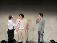 吉田が「吉本にたくさんいるあべの中でいちばんタモンズ安部ちゃんが好き」と言うと、「僕、悪い安部ですよ」と照れた安部。