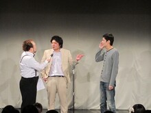 吉田が「吉本にたくさんいるあべの中でいちばんタモンズ安部ちゃんが好き」と言うと、「僕、悪い安部ですよ」と照れた安部。