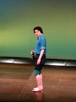 和賀のワガルド・スギちゃん。ネタ後も「ほんとになんでこんなことしなきゃいけないの!? 全員集合出たいよ！」と叫んでいた。