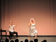 X-GUN西尾と共演した選挙コント。アゲアゲで踊りまくる西尾。