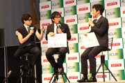 「変えてみたいビジネス社会の常識」というお題に「俺じゃなかったらヤバいよ？お前のことを思って言ってるんだよ」と「先輩からの恩着せがましい態度」を挙げたノブコブ徳井（中央）。