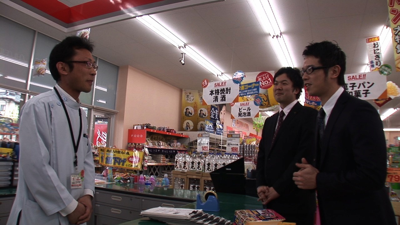 エースコックの営業担当・庄司は店舗に営業に。