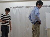 自主的に始めた立ち稽古。