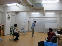 15分の稽古修了後はすぐ「あーいっぱい練習しちゃった」と満足げだった。