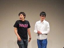 トークライブを「ちょっとした小銭稼ぎ」と説明したスパローズ。3公演も考えたそうだが「それを全部見に来る人はやだ」と却下に。