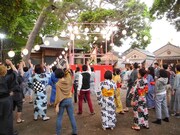 音頭の振り付け練習は約45分間行われた。