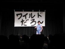 初DVD「ワイルドだろ～」の収録に臨んだスギちゃん。終始にこやかな表情を浮かべていた。