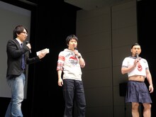 DVD「おどおどオードリー」発売記念イベントの模様。