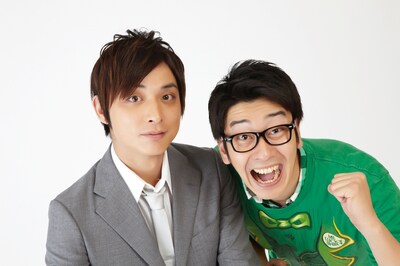 プリンセス金魚。左が大前、右が高道。6月9日（土）、東京・松竹芸能 新宿角座にて「プリンセス金魚単独ライブ「『Lip Service Monster』in東京」を開催する。