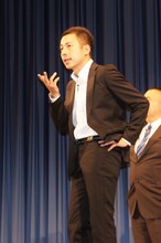 古畑任三郎のモノマネをする我が家・坪倉。