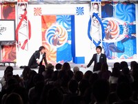 「たりないふたり」収録の様子。