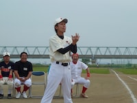 上田義塾新メンバートライアウトの様子。「上田ちゃんネル」(c)テレビ朝日