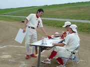 上田義塾新メンバートライアウトの様子。「上田ちゃんネル」(c)テレビ朝日