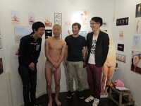 式典でハブ展について語るハブ。