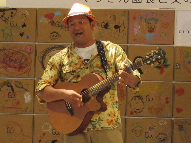 東京・コレクトポイント原宿にて行われた山口智充出演の父の日イベント「ぐっさん1日園長に！～原宿の真ん中に保育園が開園～」。