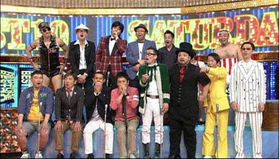「サタネプ☆ベストテン」に出演する芸人たち。(c)TBS