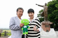 7月28日に第2弾が放送される「和田アキ子のニッポン爆笑珍道中!! 高田マネージャー付き」。写真は第1弾の様子。（c）中京テレビ