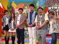 「日村・土田・塚地の爆笑TEPPANストリート」（NHK総合）会見の模様。