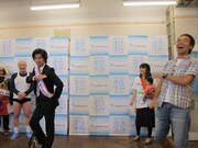 佐藤浩市バージョンの渋い「山梨行ったらビンヨヨヨン」に全員爆笑。タケトは「奥さんが一番笑ってた」と感動。